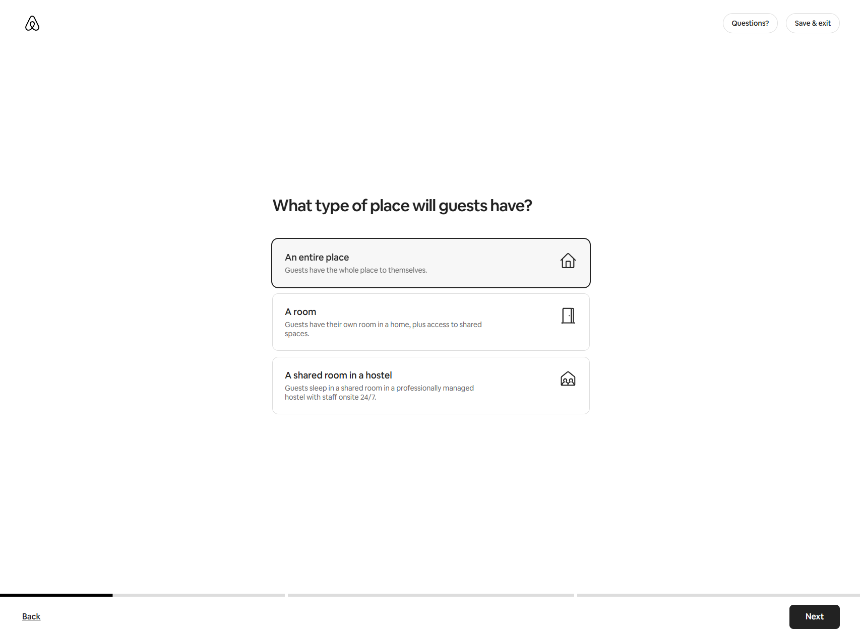Airbnb signup step 6